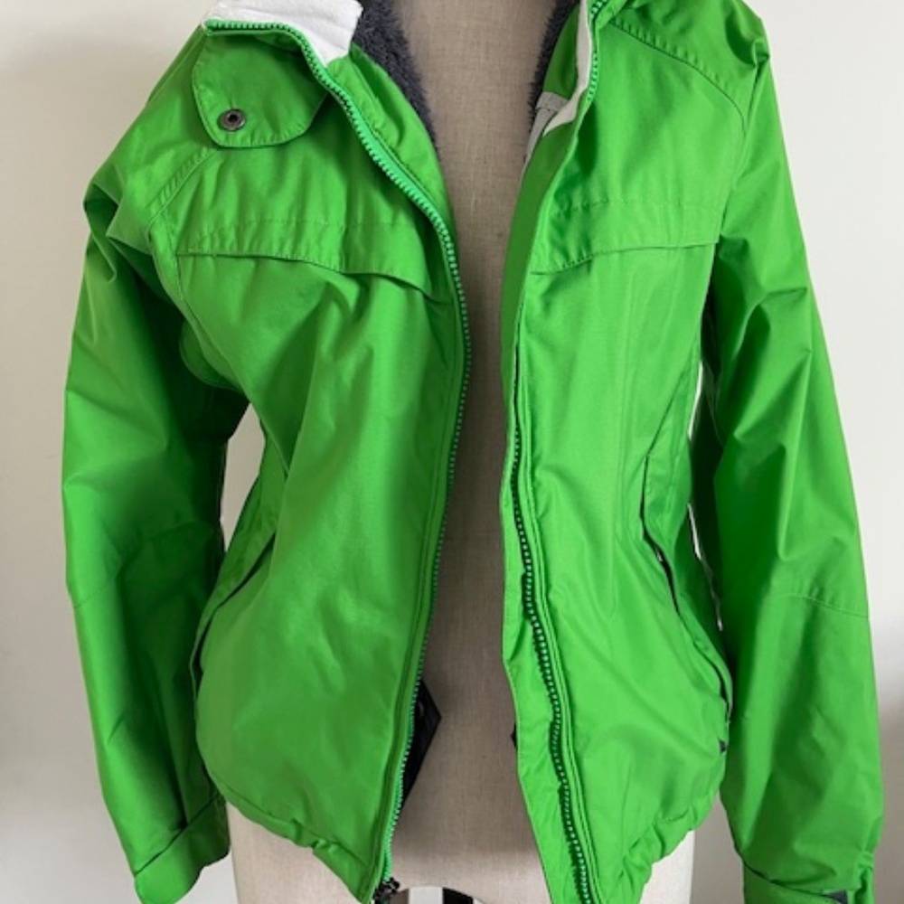 Columbia Green Womans size M snow Vertex Jacket